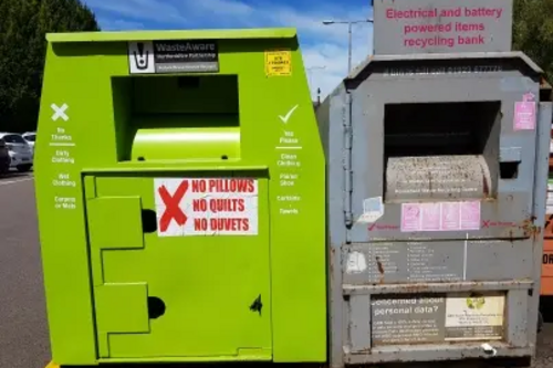 Textile Bank at Forge Car Park, Tring