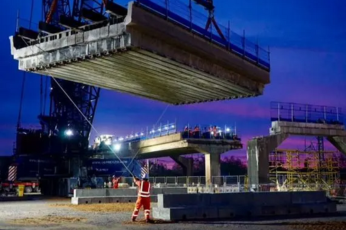 Image courtesy of Network Rail Bletchley Flyover Rebuild